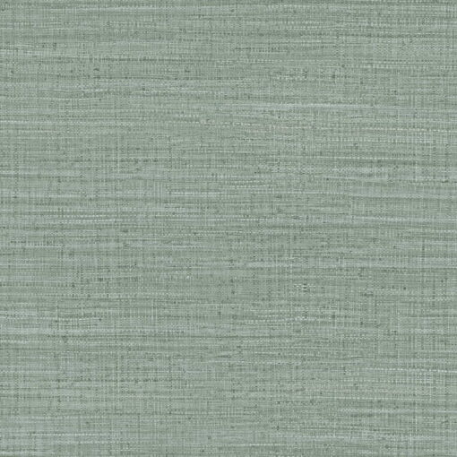 Ayllon Wallpaper by Lorenzo Castillo - Green Grasscloth Wallpaper