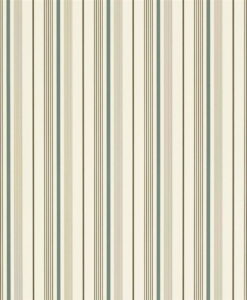 Gable Stripe Wallpaper in Peacock by Ralph Lauren