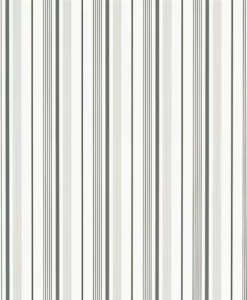 Gable Stripe Wallpaper in Jet by Ralph Lauren