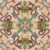 Emerald Forest Wallpaper in Blush by Clarke and Clarke
