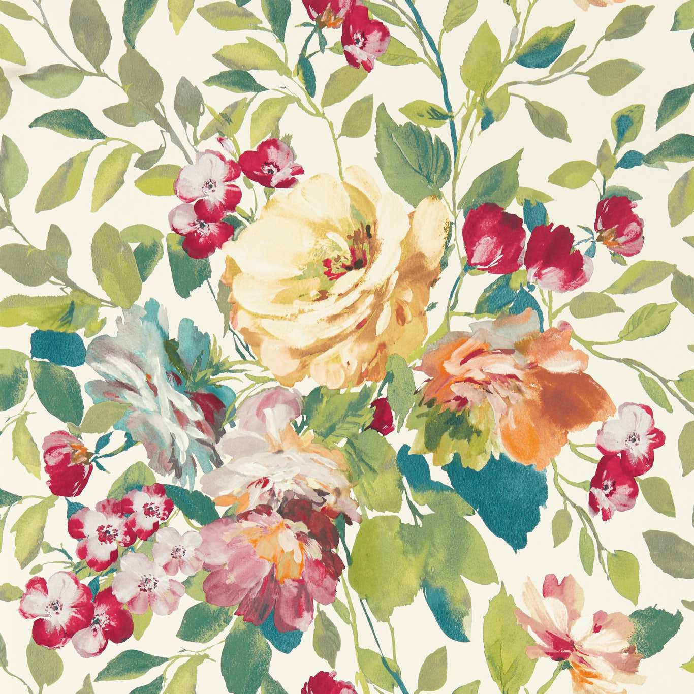 Bloom Wallpaper in Multi | Silk Interiors Wallpaper Australia