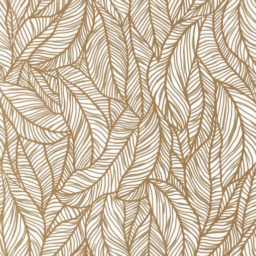 Selva Wallpaper in Bronze & Ivory by Clarke & Clarke