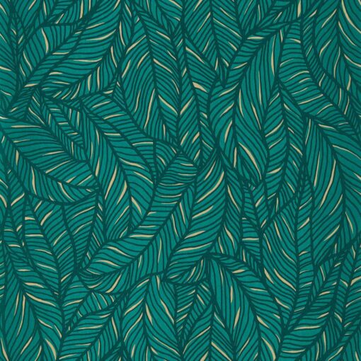 Selva Wallpaper in Emerald by Clarke & Clarke