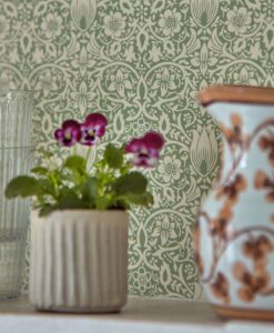 Borage Wallpaper by Morris & Co in Leafy Arbour