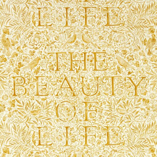 The Beauty of Life Wallpaper by Morris & Co in Sunflower
