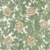 Rambling Rose Wallpaper by Morris & Co in Leafy Arbour and Pearwood