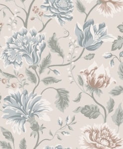 Anabelle Wallpaper by Sandberg in Clay