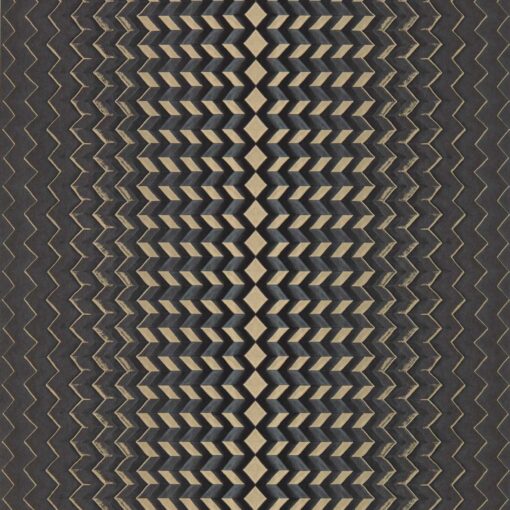 Fragment Wallpaper by Clarke & Clarke in Charcoal and Gold