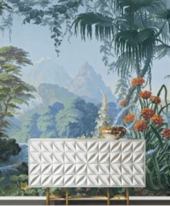 Jungle Tropical Pattern Wallpaper Mural