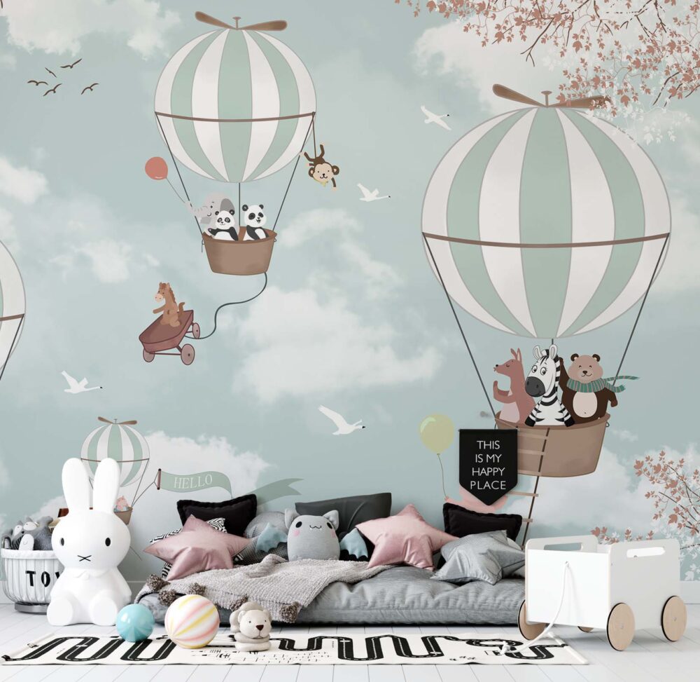 Hot Air Balloons Wallpaper Mural