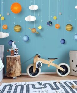 Stars Planets For Kids Wallpaper Mural