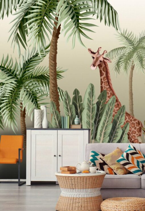 Tropical Wildlife Teenage Room Wallpaper Mural