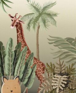Tropical Wildlife Teenage Room Wallpaper Mural