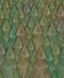 Pine Trees Patterned Wallpaper Mural