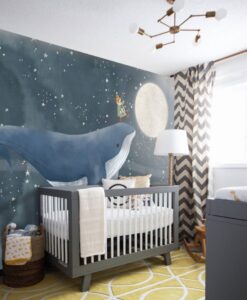 Blue Tones Sky Kids and Nursery Wallpaper Mural