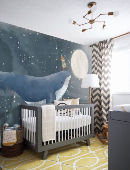 Blue Tones Sky Kids and Nursery Wallpaper Mural