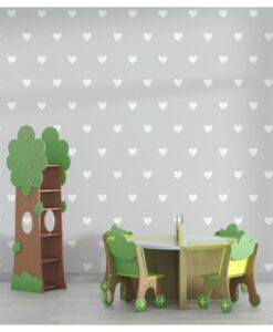 Heart Patterned Mini Heart Wallpaper Mural