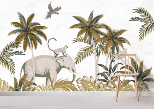 Amazon Wildlife Animals Wallpaper Mural