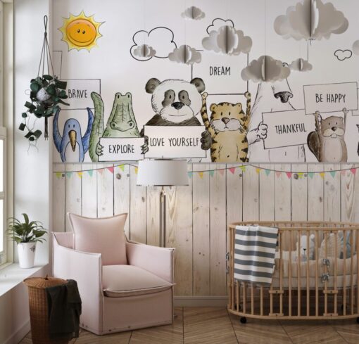Cute Kids and Nursery Wallpaper Mural