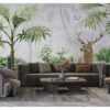 Tropical Forest And Animals Wallpaper Mural