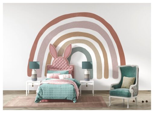 Different Color Tones Rainbow Wallpaper Mural