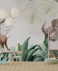 Tropical Life Wild Animals Wallpaper Mural