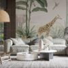 Animals Banana and Palm Forest Wallpaper Mural