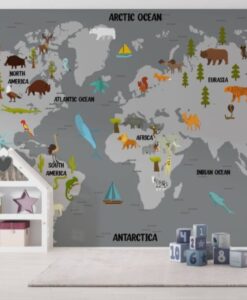 Animals Types Of World Wallpaper Mural
