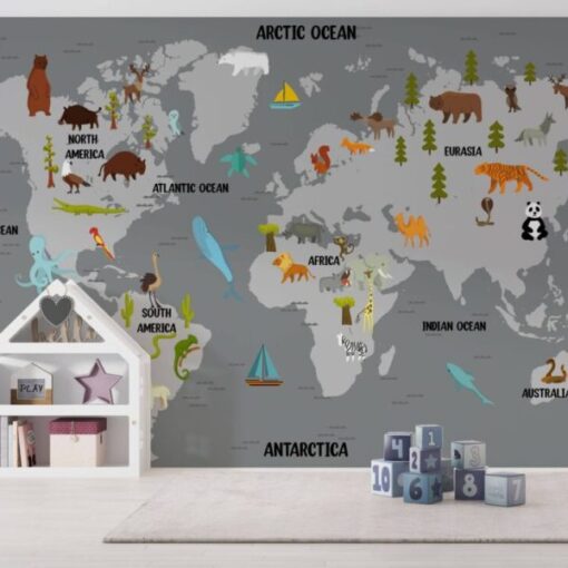 Animals Types Of World Wallpaper Mural