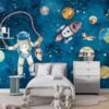 Kids Planet 3D Wallpaper Mural