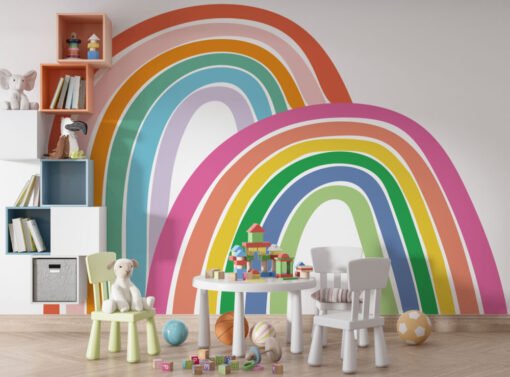 Fun Colors Rainbow Wallpaper Mural