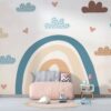 Soft Rainbow Colorful Clouds Wallpaper Mural