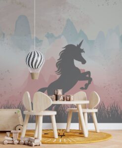 Unicorn Pattern Wallpaper Mural