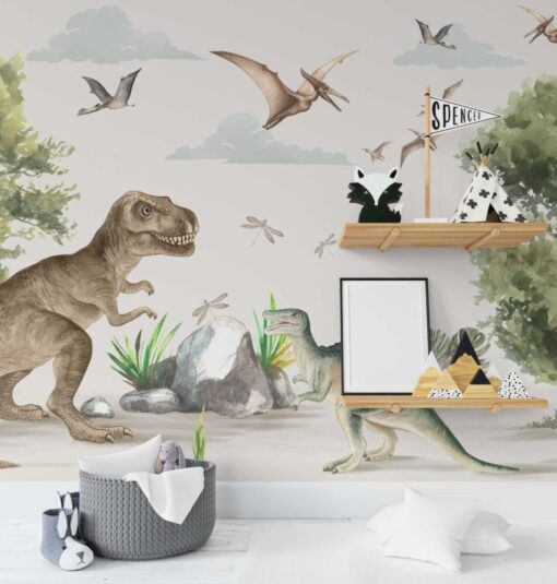 Big Dinosaurs Wall Mural Wallpaper Mural