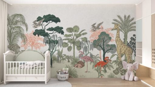 Tropical Life Wallpaper Mural