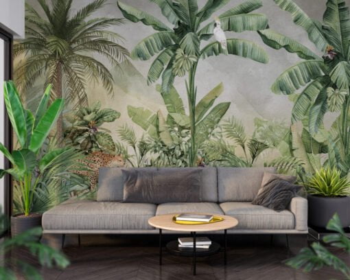 Exotic Living Room Wallpaper Mural