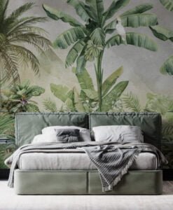 Exotic Living Room Wallpaper Mural