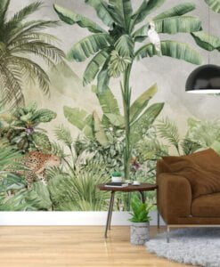 Exotic Living Room Wallpaper Mural