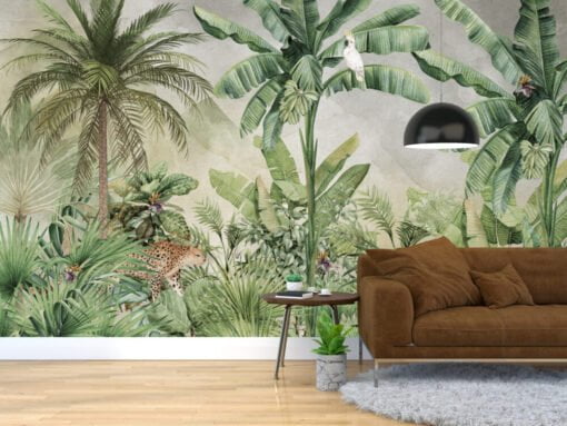 Exotic Living Room Wallpaper Mural