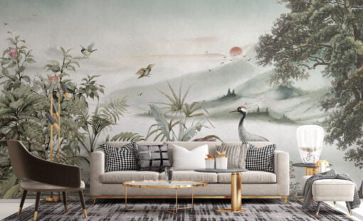 Mountains Landscape Wallpaper Mural