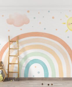 Rainbow Wallpaper Mural