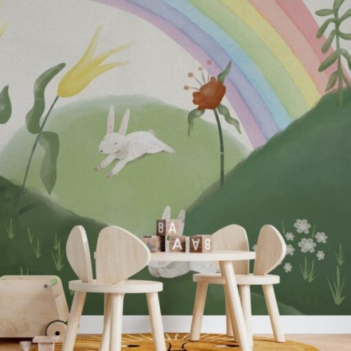 Rainbow Wonderland Wallposter Mural