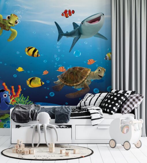 Under Water Fish Nemo Wallpaper Mural