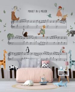 Animals Kids Room Wallpaper Mural