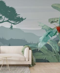 Tropical Landscape Wallpaper Mural