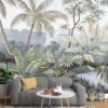 Tropical Tree in the Jungle Wallpaper Mural