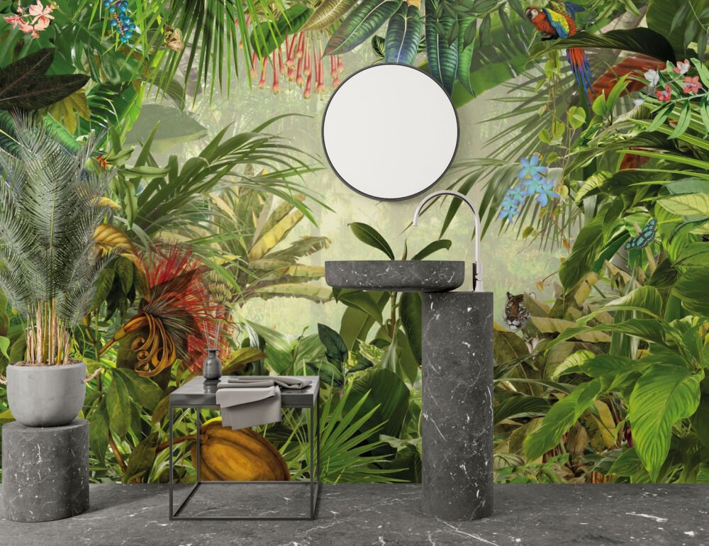 Tropical Garden Wallpaper Mural