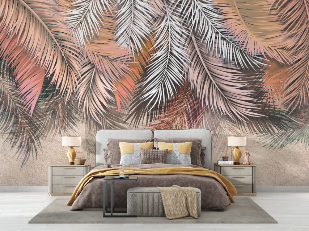 Leaves Hanging Wallpaper Mural