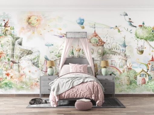 Cloud Castle Wallpaper Mural
