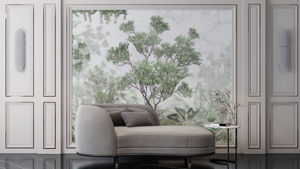 Amazon Green Leafs Wallpaper Mural